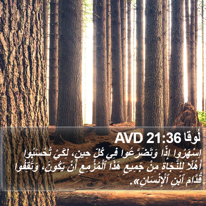 لُوقا 21:36 AVD Bible Study