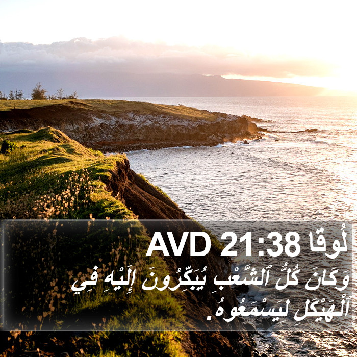 لُوقا 21:38 AVD Bible Study