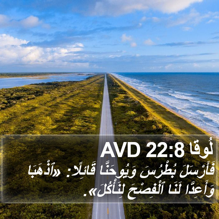 لُوقا 22:8 AVD Bible Study