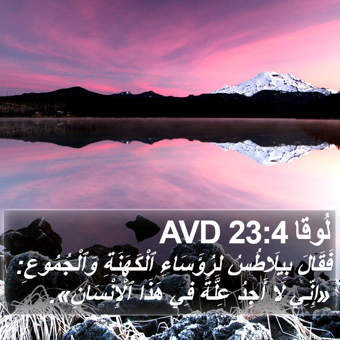 لُوقا 23:4 AVD Bible Study