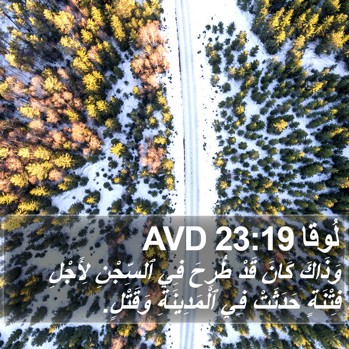 لُوقا 23:19 AVD Bible Study