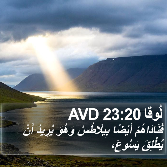 لُوقا 23:20 AVD Bible Study