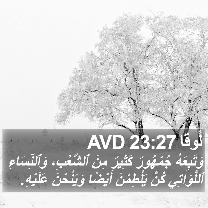 لُوقا 23:27 AVD Bible Study
