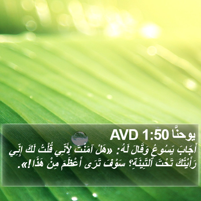 يوحنَّا 1:50 AVD Bible Study