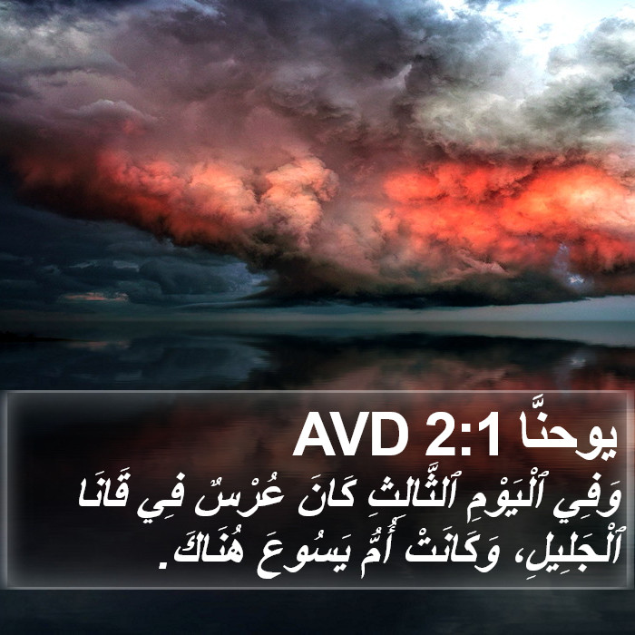 يوحنَّا 2:1 AVD Bible Study