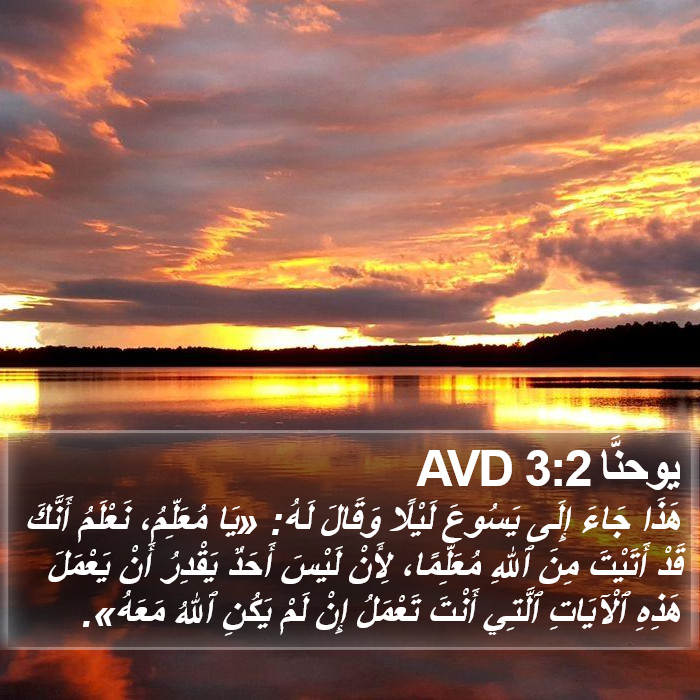 يوحنَّا 3:2 AVD Bible Study