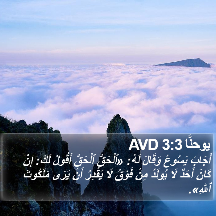 يوحنَّا 3:3 AVD Bible Study