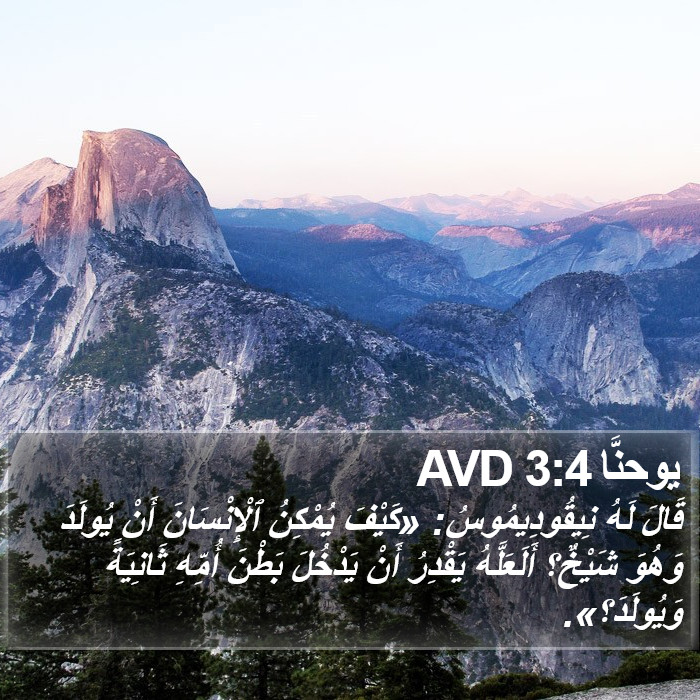 يوحنَّا 3:4 AVD Bible Study
