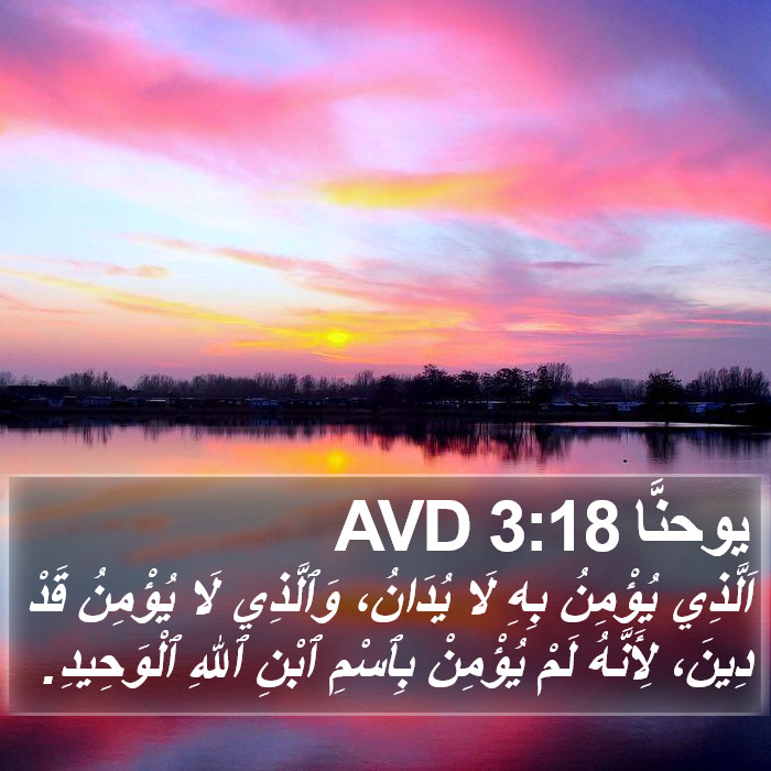 يوحنَّا 3:18 AVD Bible Study