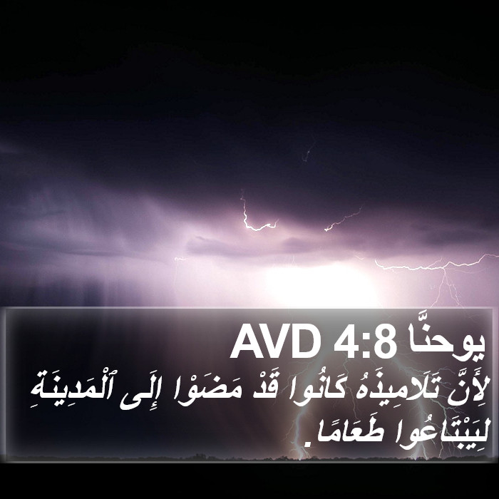 يوحنَّا 4:8 AVD Bible Study