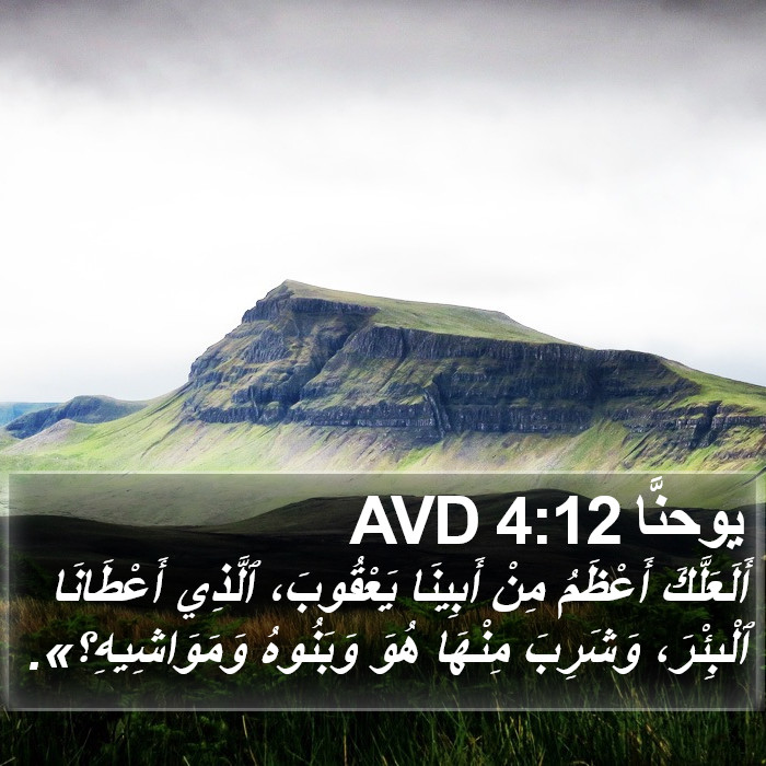يوحنَّا 4:12 AVD Bible Study