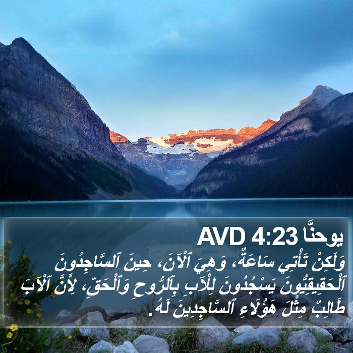 يوحنَّا 4:23 AVD Bible Study