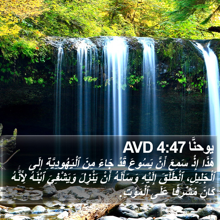 يوحنَّا 4:47 AVD Bible Study