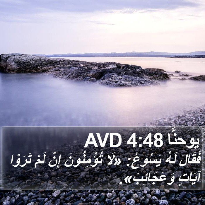 يوحنَّا 4:48 AVD Bible Study