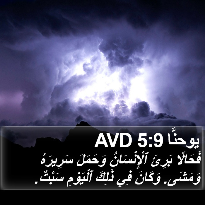 يوحنَّا 5:9 AVD Bible Study