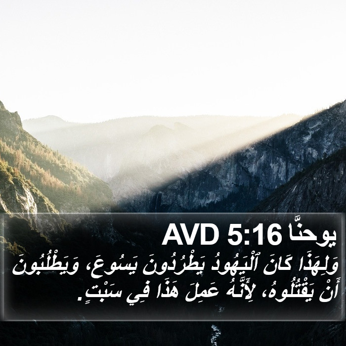 يوحنَّا 5:16 AVD Bible Study