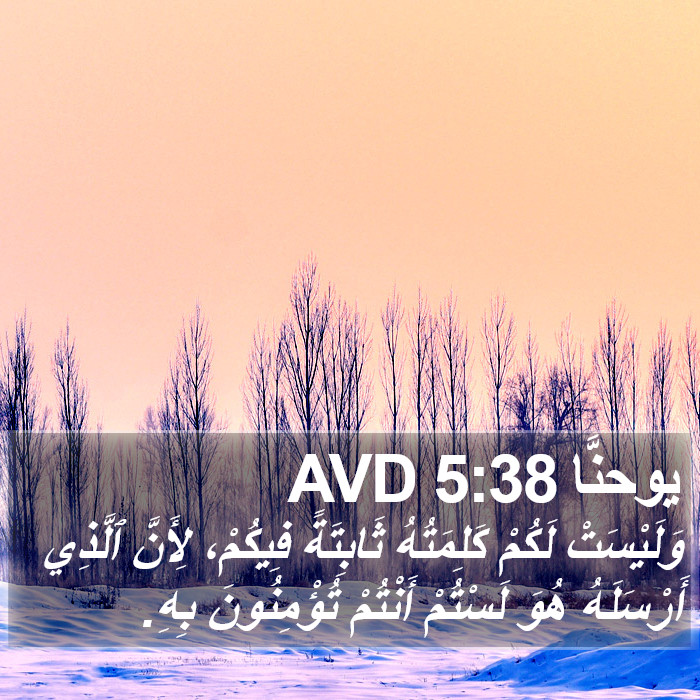 يوحنَّا 5:38 AVD Bible Study