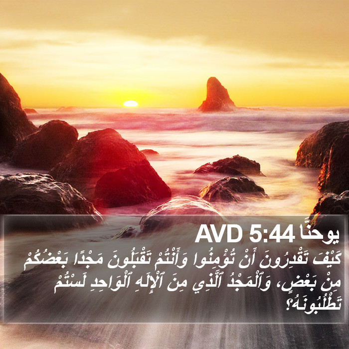 يوحنَّا 5:44 AVD Bible Study