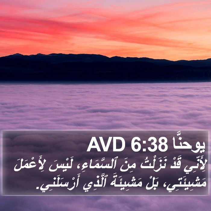 يوحنَّا 6:38 AVD Bible Study