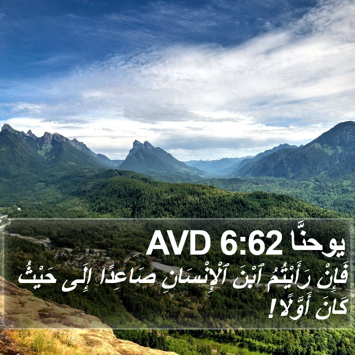 يوحنَّا 6:62 AVD Bible Study