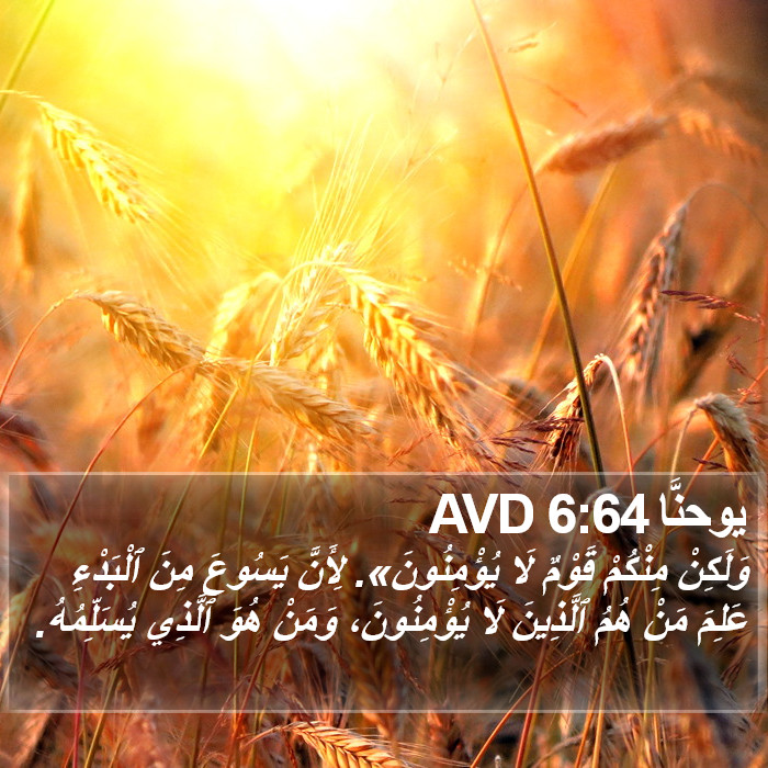 يوحنَّا 6:64 AVD Bible Study