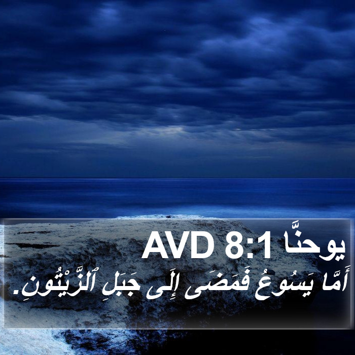 يوحنَّا 8:1 AVD Bible Study