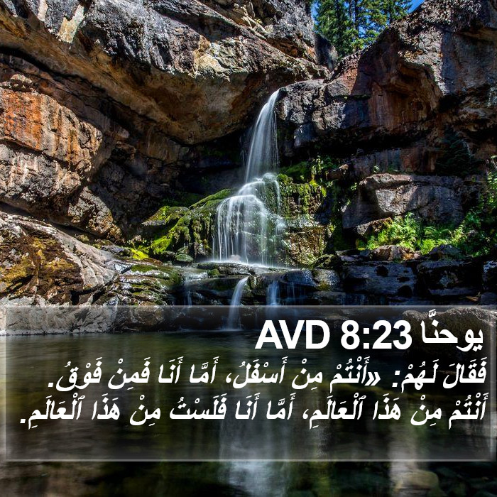 يوحنَّا 8:23 AVD Bible Study