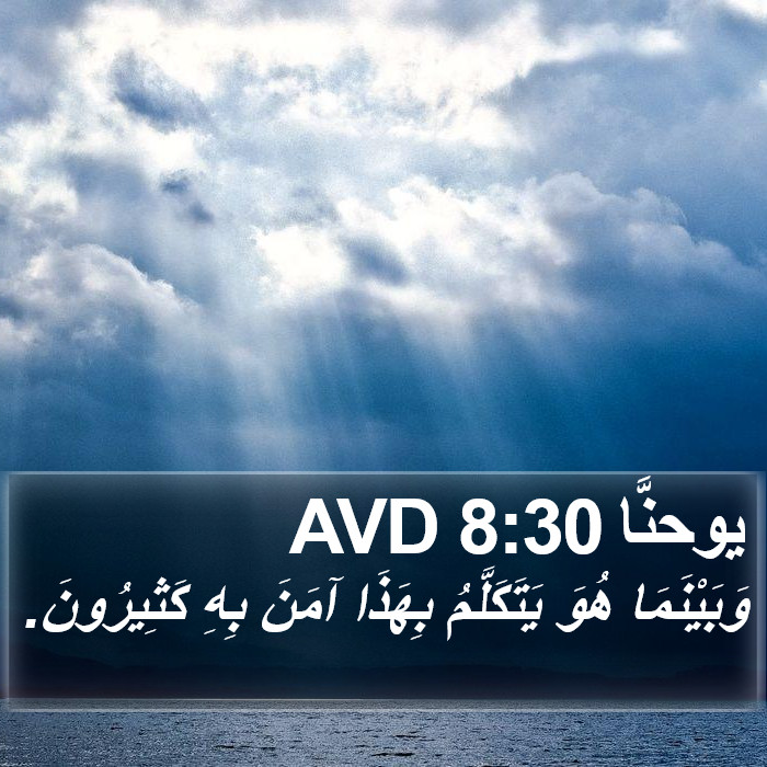 يوحنَّا 8:30 AVD Bible Study