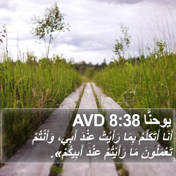 يوحنَّا 8:38 AVD Bible Study