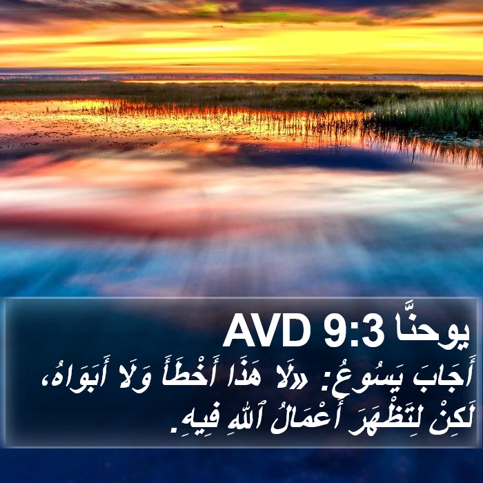 يوحنَّا 9:3 AVD Bible Study