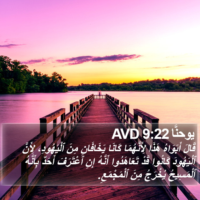 يوحنَّا 9:22 AVD Bible Study