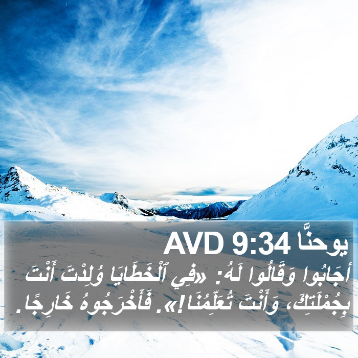 يوحنَّا 9:34 AVD Bible Study