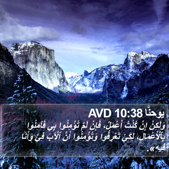يوحنَّا 10:38 AVD Bible Study