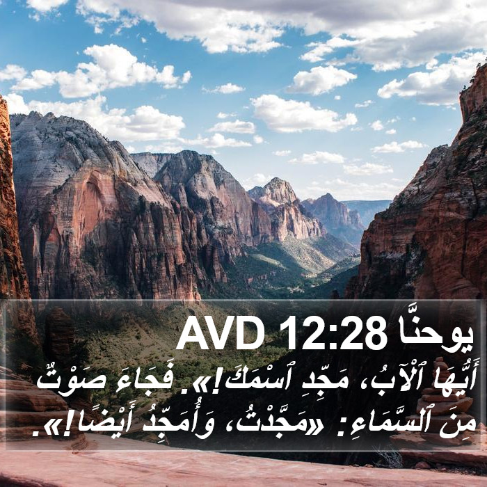 يوحنَّا 12:28 AVD Bible Study