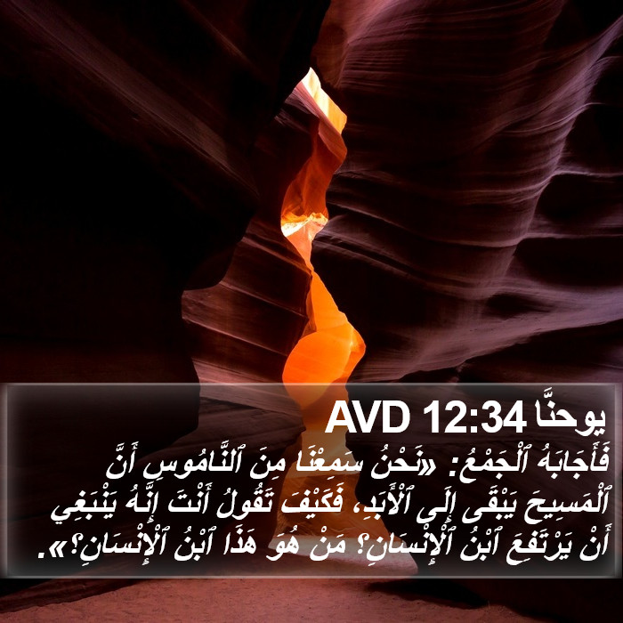 يوحنَّا 12:34 AVD Bible Study