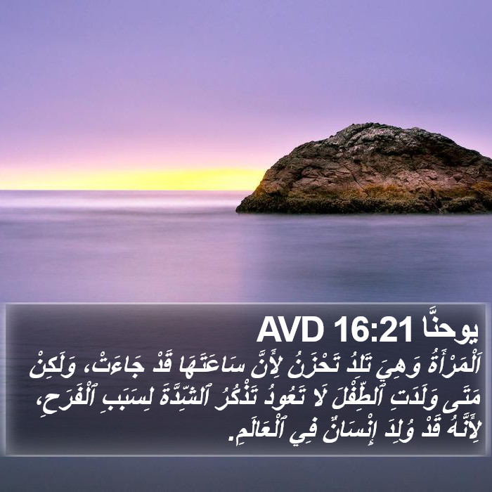 يوحنَّا 16:21 AVD Bible Study