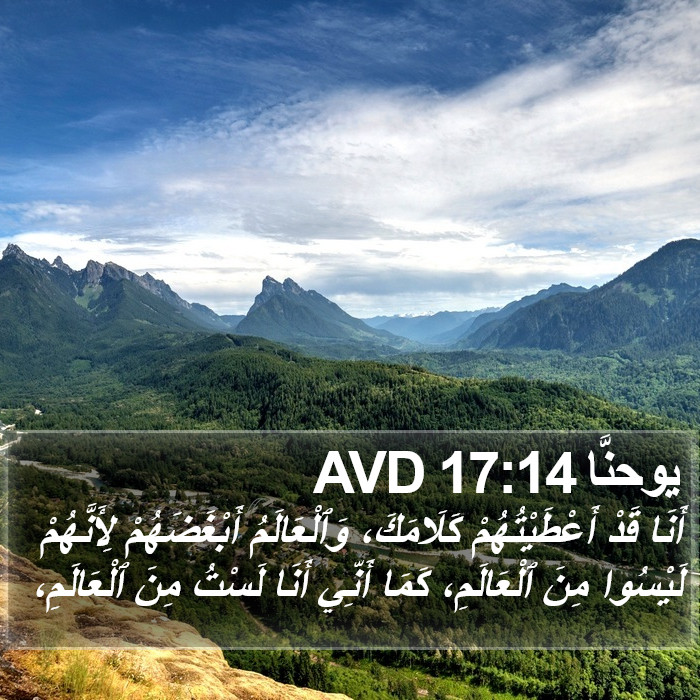 يوحنَّا 17:14 AVD Bible Study