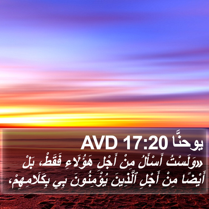 يوحنَّا 17:20 AVD Bible Study