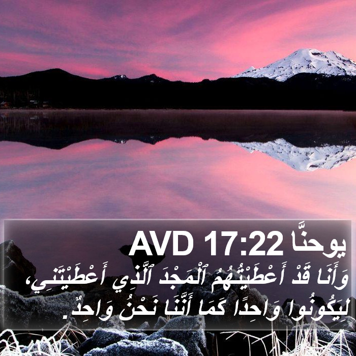 يوحنَّا 17:22 AVD Bible Study