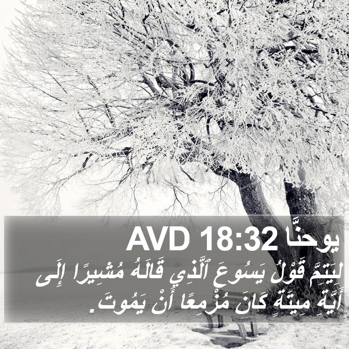 يوحنَّا 18:32 AVD Bible Study
