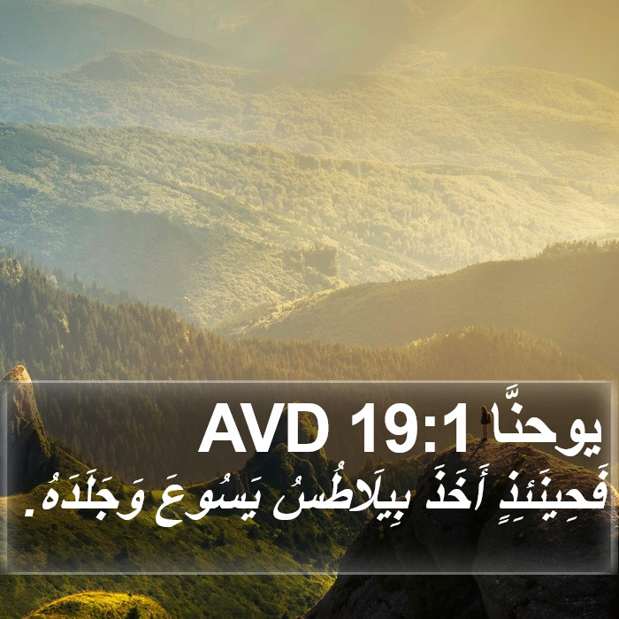 يوحنَّا 19:1 AVD Bible Study