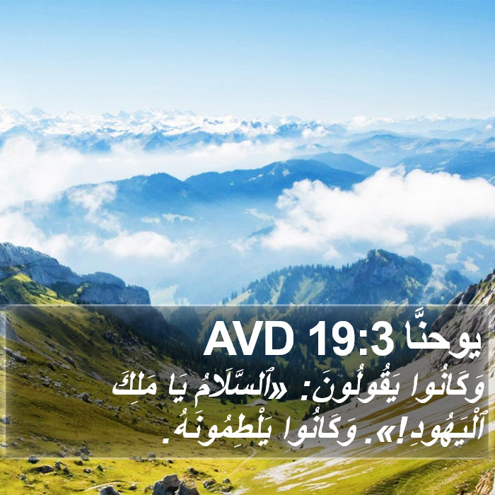 يوحنَّا 19:3 AVD Bible Study