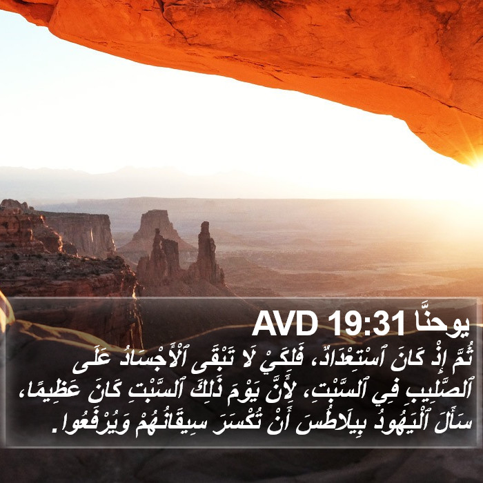 يوحنَّا 19:31 AVD Bible Study