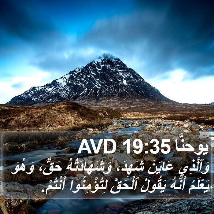 يوحنَّا 19:35 AVD Bible Study