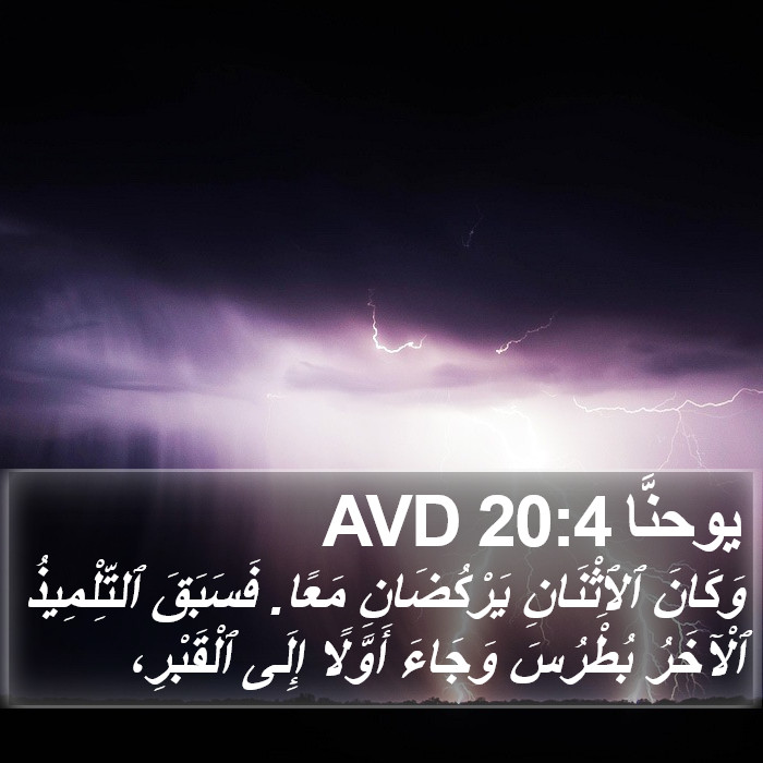 يوحنَّا 20:4 AVD Bible Study
