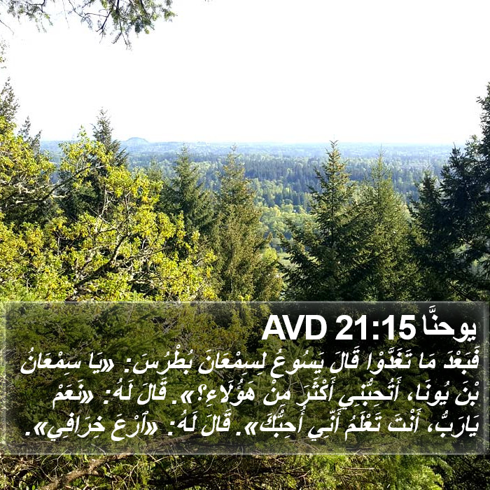 يوحنَّا 21:15 AVD Bible Study