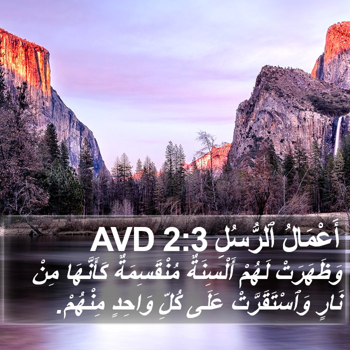 أَعْمَالُ ٱلرُّسُلِ 2:3 AVD Bible Study