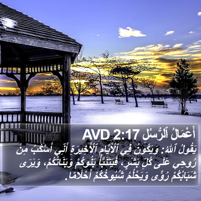 أَعْمَالُ ٱلرُّسُلِ 2:17 AVD Bible Study