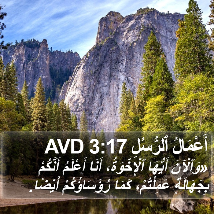 أَعْمَالُ ٱلرُّسُلِ 3:17 AVD Bible Study