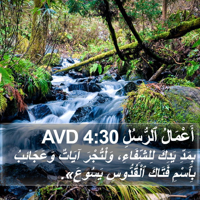 أَعْمَالُ ٱلرُّسُلِ 4:30 AVD Bible Study